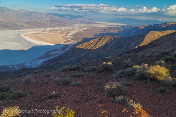 Dante's View; to Bad Water below and Furnace Creek to the north