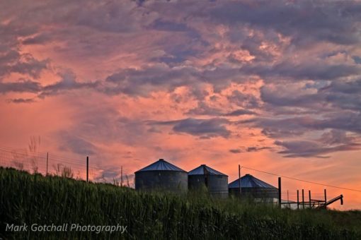 Sunset on the Columbia Plateau