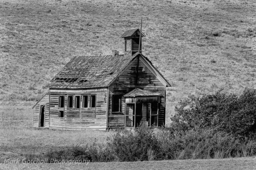 Abandoned School House off Japanese Hollow Road, near Dufur, Oregon