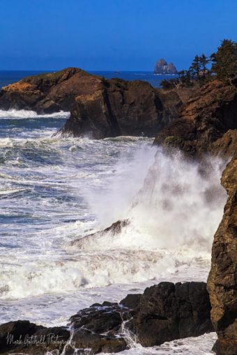View of Yellow Rock from Thunder Cove Area
