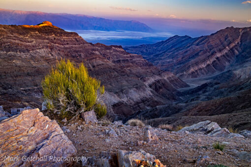 Sunset at Aguereberry Point in Death Valley National Park Sunset at Aguereberry Point in Death Valley National Park