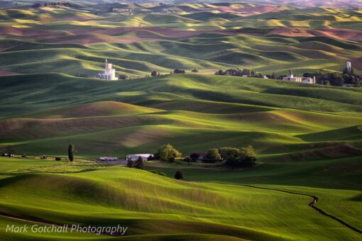 The view from Steptoe Butte, near Steptoe, Washington