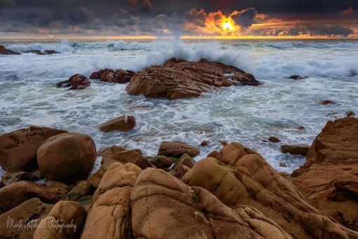 Sunset at Salt Point State Park along the Sonoma Coast