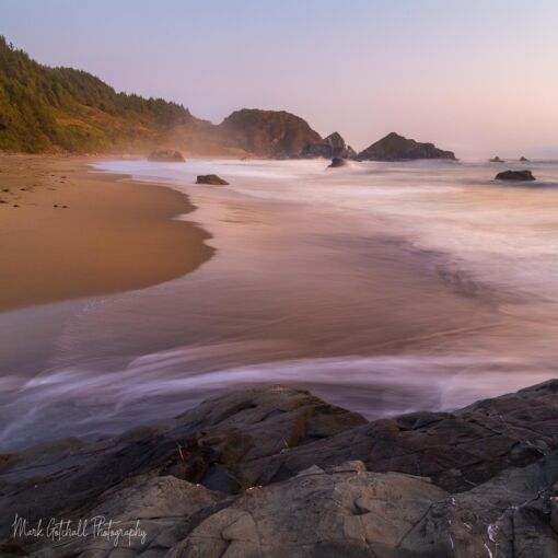 Image from Lone Ranch Beach, captured in the evening