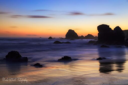 Image taken at Lone Ranch Beach after sunset