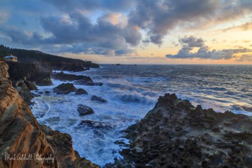 Sunset at Cape Arago along the Oregon Coast