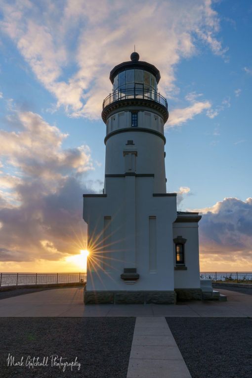 Sunset at North Head Lighthouse, Washington