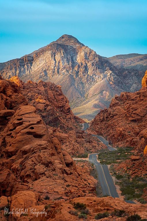 White Domes Road, Valley of Fire Photograph of White Domes Road, Valley of Fire State Park, Nevada