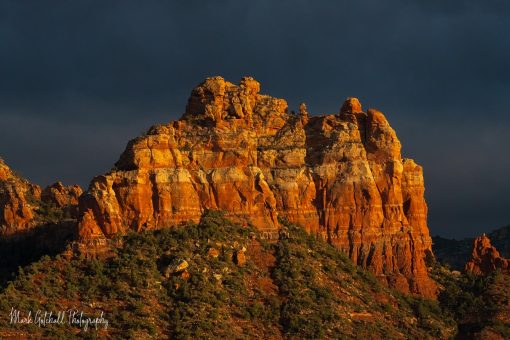 Breaking Storm View From Sedona Rainstorm moved past, and the sun broke through the clouds to light up the red rocks at Sedona, Arizona