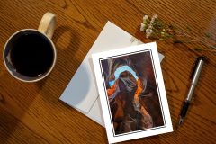 Slot Canyon Arizona Greeting Card 5 x 7 Blank Photo Greeting Cards, Slot Canyon, Arizona